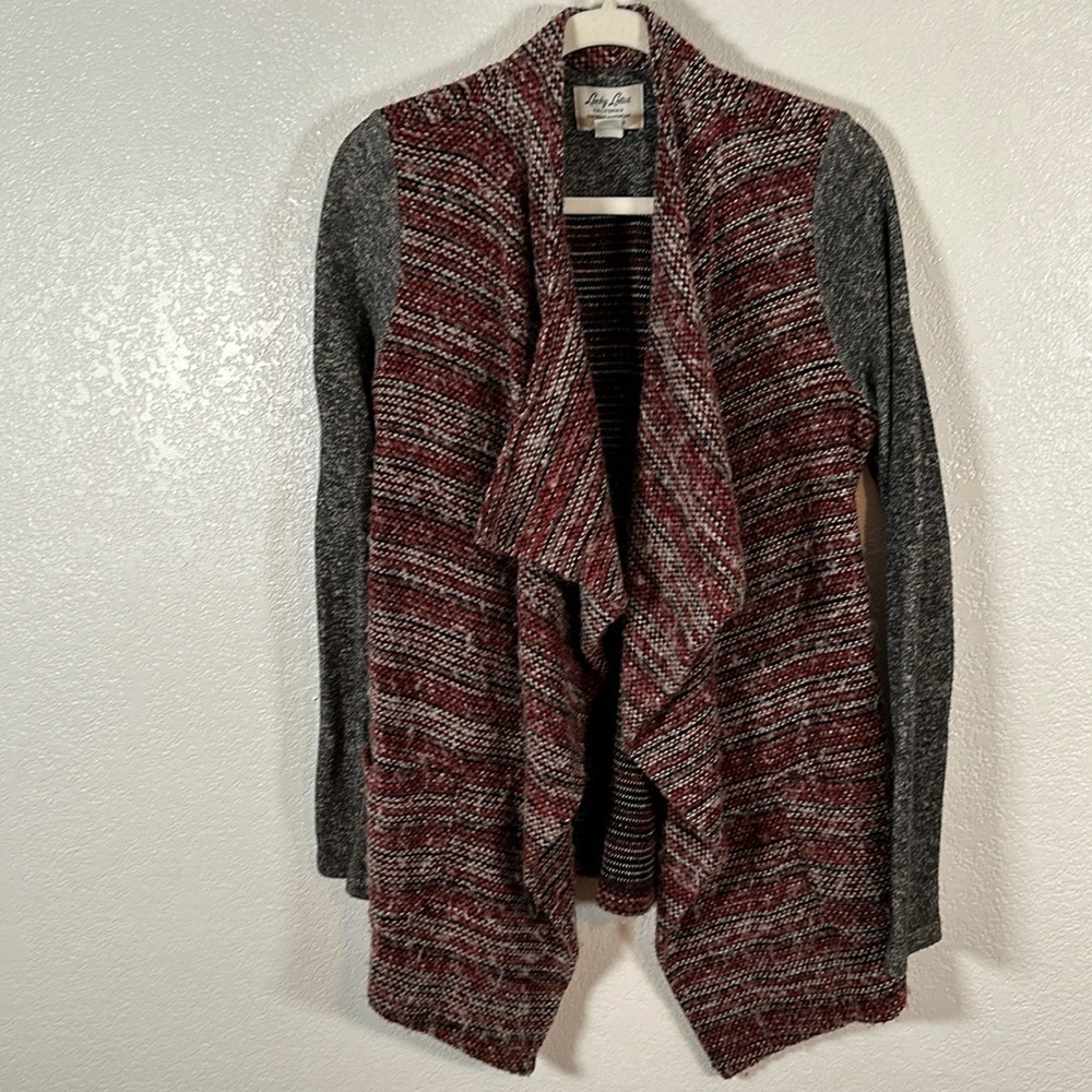Lucky Lotus by Lucky Brand Mixed Media Boho Y2K Sweater Size Medium